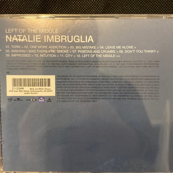 Natalie Imbruglia “Left of the Middle” - CD USED - Picture 2 of 5